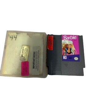 Barbie Video Game Cartridge NES Nintendo 1991 Vintage
